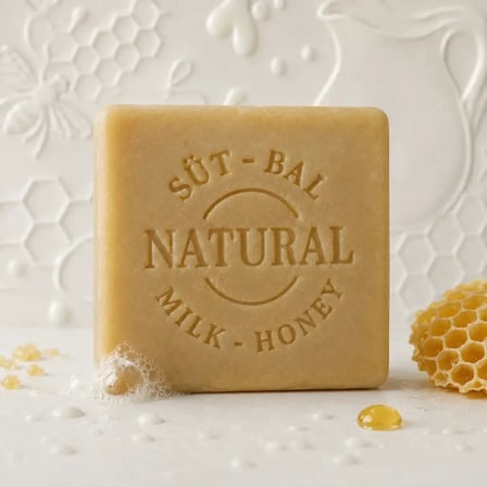 Internatural Süt - Bal Bitkisel Sabun 120 g - 200 Adet (1 Koli)
