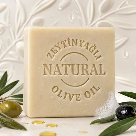 Internatural Zeytinyağlı Bitkisel Sabun 120 g - 200 Adet (1 Koli)