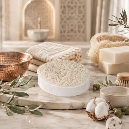 Internatural Türk Hamamı Kabak Lifli Bitkisel Sabun 10'lu Paket (10 x 110 g)