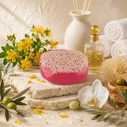 Internatural Kantaron Kabak Lifli Bitkisel Sabun 80'li Paket (80 x 110 g)