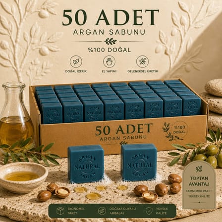 Internatural Argan Bitkisel Sabun 120 g - 50 Adet