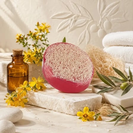 Internatural Kantaron Kabak Lifli Bitkisel Sabun 5'li Paket (5 x 110 g)