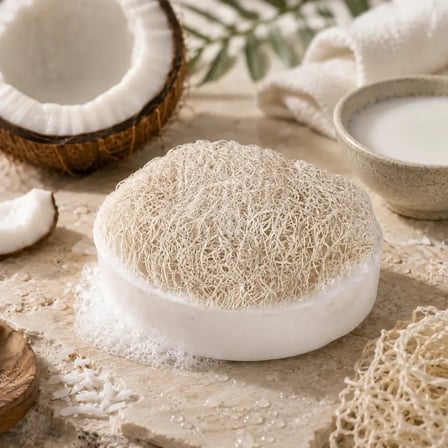 Internatural Hindistan Cevizi Kabak Lifli Bitkisel Sabun 160'lı Paket (160 x 110 g)