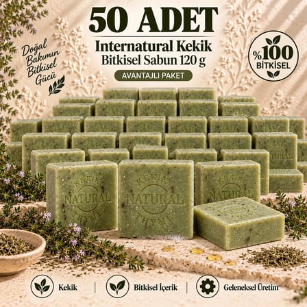 Internatural Kekik Bitkisel Sabun 120 g - 50 Adet