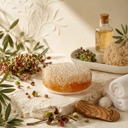 Internatural Bıttım Kabak Lifli Bitkisel Sabun 40'lı Paket (40 x 110 g)