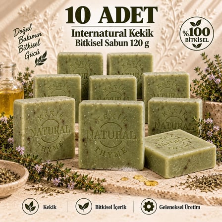 Internatural Kekik Bitkisel Sabun 120 g - 10 Adet