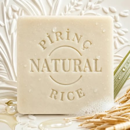 Internatural Pirinç Bitkisel Sabun 120 g - 100 Adet