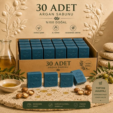 Internatural Argan Bitkisel Sabun 120 g - 30 Adet