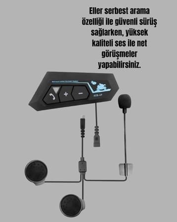 Motosiklet Sürüşleri İçin Bt22 Kask Bluetooth Kulaklık Mikrofonlu Yeni Nesil