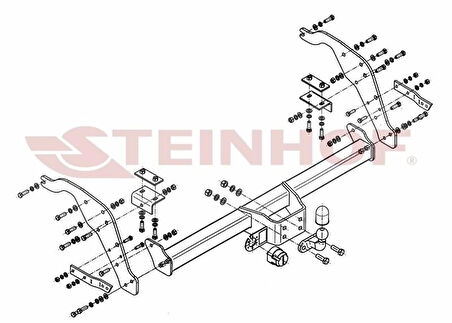 Steinhof Ford Ranger III 01.2012 - 01.2022 Arası Çeki Demiri