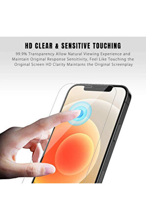 Iphone 12 Nano Ekran Koruyucu Tempered Kırılmaz Cam - Ultra Ince K1