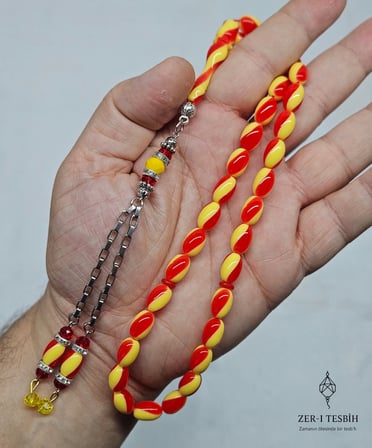  Sarı Kırmızı Tesbih