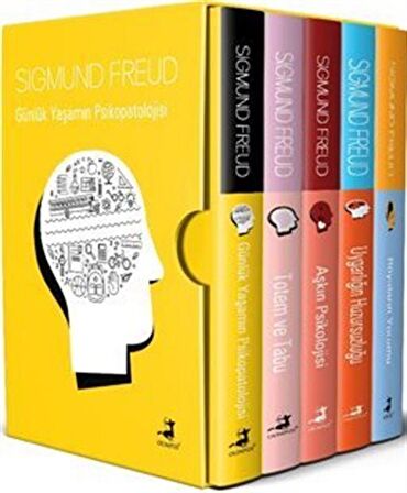 Sigmund Freud Seti 3 - 5 Kitap Takım