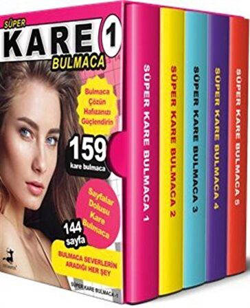 Süper Kare Bulmaca 5 Kitap (Kutulu Set) / Bertan Kodamanoğlu