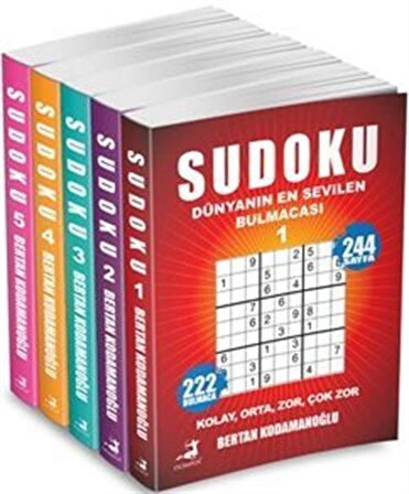 Sudoku 5 Kitap Set