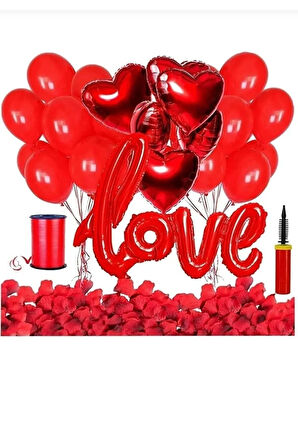 14 Şubat Sevgililer Günü Süsleme Seti Evlenme Teklifi Seti