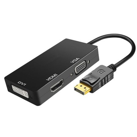 Lunatic 8050 Displayport To Hdmi Vga Dvi Çevirici Dönüştürücü Adaptor      Harici Güç Kaynağı: Harici güç gerekmez