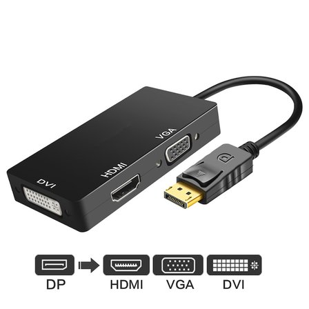 Lunatic 8050 Displayport To Hdmi Vga Dvi Çevirici Dönüştürücü Adaptor      Harici Güç Kaynağı: Harici güç gerekmez