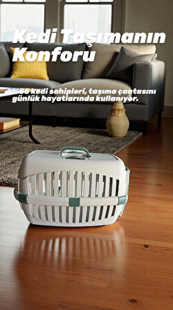 pet kedi köpek taşıma çantası - evcil hayvan seyahat çantası 48x30x27 cm.küçük boy