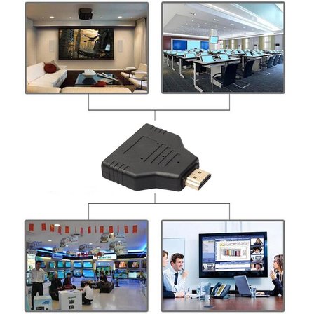 Lunatic 4744 2 Port Hdmi Çoklayıcı Splitter Switch Ekran Çoğaltıcı