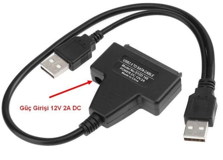 Lunatic 4251 Usb 3.0 2.5 3.5 İnç Sata Hdd SSD Hard Disk Çevirici Dönüştürücü Kablosu