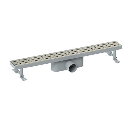 Maxiflow Duş Kanalı Klasik Line Pas.Iz Ø50 80Cm Yan
