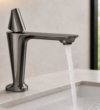 VITA KISA LAVABO BATARYASI PARLAK PARLAK-FÜME