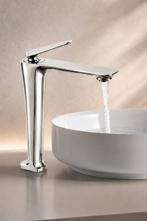 SENSA UZUN LAVABO BATARYASI PARLAK KROM