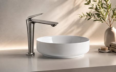 SENSA UZUN LAVABO BATARYASI MAT FÜME
