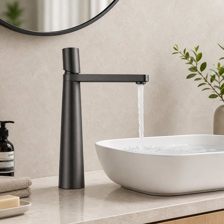 ARCO UZUN LAVABO BATARYASI MAT FÜME