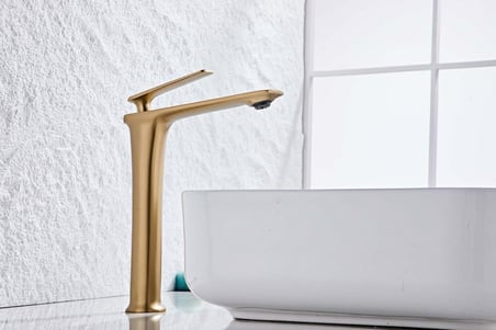 FORMA UZUN LAVABO BATARYASI MAT PIRINC-ALTIN
