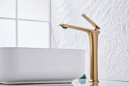 FORMA UZUN LAVABO BATARYASI MAT PIRINC-ALTIN