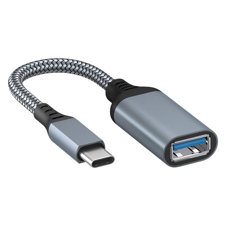 Lunatic 8020 USB 3.1 TYPE-C to OTG Lüx Örgülü Çevirici Dönüştürücü Adaptör