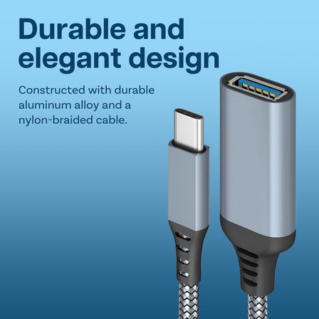 Lunatic 8020 USB 3.1 TYPE-C to OTG Lüx Örgülü Çevirici Dönüştürücü Adaptör