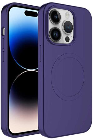 Apple iPhone 11 Pro Kılıf Magsafe Wireless Şarj Özellikli Pastel Renk Silikon Mat Kapak