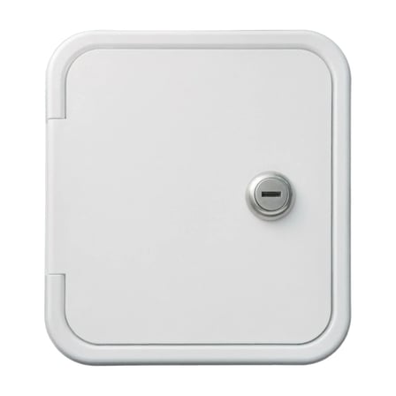 Einstein EI-WI Kilitli Karavan Dış Su Alım Noktası Su Dolum Kapağı Beyaz 151x166 mm