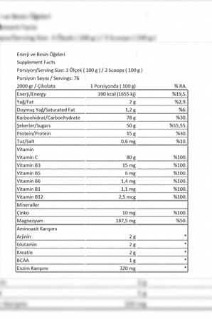 KARGO BEDAVA HIZLI TESLİMAT   Xxl Mass Gainer 2000 Gr.Plus Vitamax-Yüksek Protein ve Amino Asit destekli Karbonhidrat - 1 Xxl Mass Gainer 2000 Gr.Plus Vitamax-Yüksek Protein ve Amino Asit destekli Karbonhidrat - 2 Xxl Mass Gainer 2000 Gr.Plus Vitama