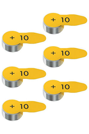 10 Numara Işitme Cihazı Pili 6lı Paket