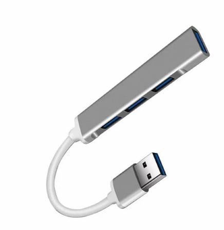 Lunatic 7012 USB 3.0 Hub 4 Portlu Veri USB Adaptörü Süper Hızlı 5Gbps Alüminyum USB HubBütün Cihazlara Uyumludur