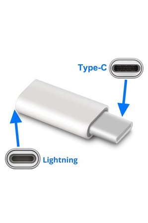Lunatic 0460 Type-C To Lightning Şarj Data Çevirici Dönüştürücü Adaptör