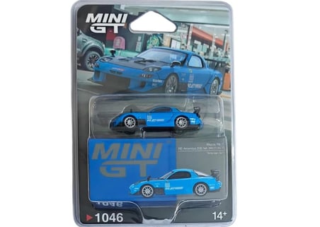 Mini T Mini Gt Mazda Rx-7 Re-Amemiya 20B Na 3rotor-7 (Ama-San Go) CODE-1046 Blister Paket