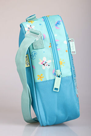 DEKOMUS CEP DEFTERİ HEDİYELİ" YENİ SEZON LİSANSLI STITCH "GALAXY POP KOLEKSİYONU" TERMOSLU BESLENME ÇANTASI