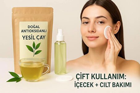 BlackSea Organics Yeşil Çay 100 gr – Güzellik ve Sağlık İçin Detox & Cilt Bakımı Çayı