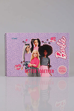 YENİ SEZON LİSANSLI BARBIE RESİM DEFTERİ 17x24 CM 15 YAPRAK