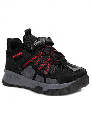Celira Spr Siyah Füme Erkek Çocuk Treking Kısa Bot Ayakkabı