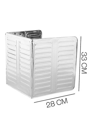 Katlanabilir Ocak Yağ Koruyucu Alüminyum Folyo Leke Önleyici Ocak Sıçrama Koruyucu 84x32.5 cm