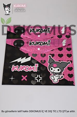 DEKOMUS LİSANSLI KUROMI GIFT BOX ÖZEL KUTULU KIRTASİYE OKUL SETİ