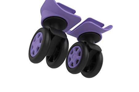 Keo-Plus PP Valiz Tekerleği Sağ ve Sol Lila Renk