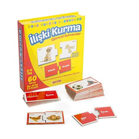 Eğitici Eğlenceli İlişki Kurma Puzzle