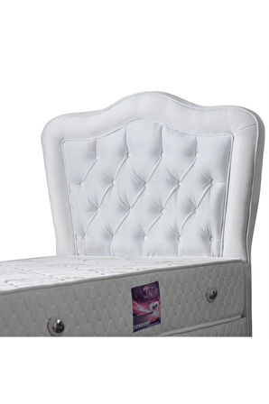 Camelli New İkili Set, Tek Kişilik Baza Başlık Seti, Bej
